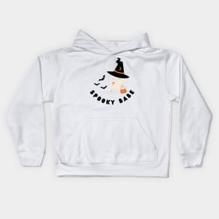 happy halloween spooky babe Kids Hoodie